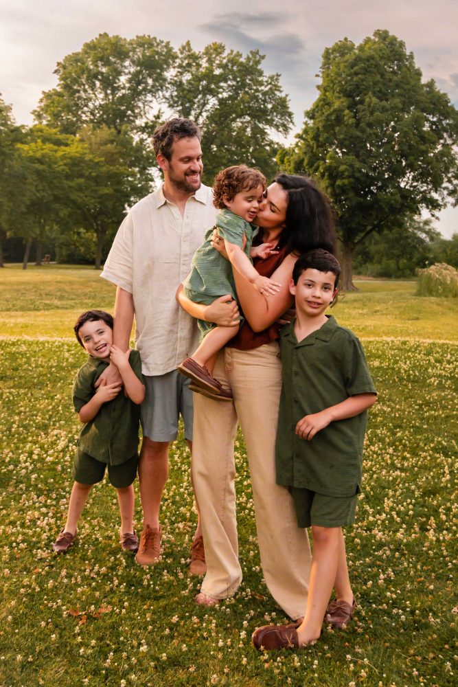 Cleveland family photographer documenting genuine connection between parents and children